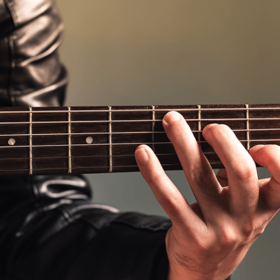 Man met gitaar